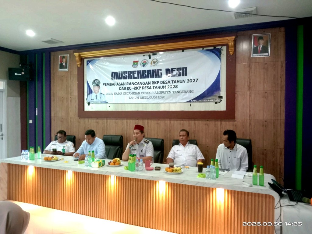 Imam Sucipto Hadiri Musrenbang Desa Kadu, Tekankan Program Pembangunan Harus Tepat Sasaran dan Tak Berhenti di Atas Kertas